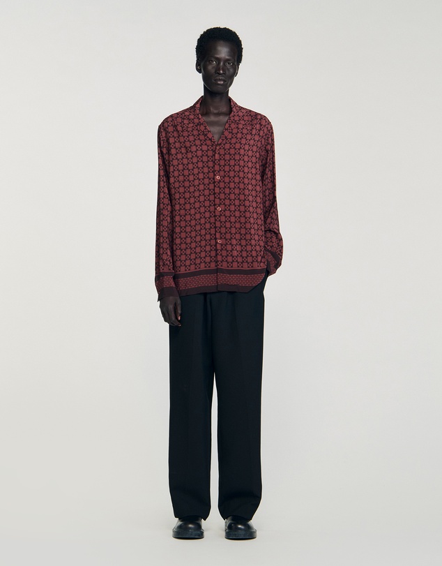 Sandro - Square Cross Ml Shirt