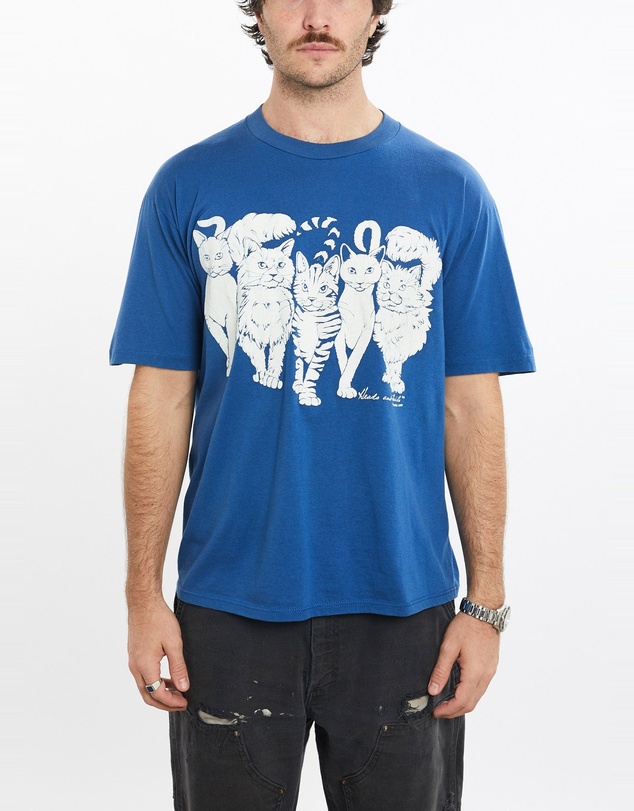 Vintage by The Real Deal - Pre Loved - Vintage 90s Cats Tee