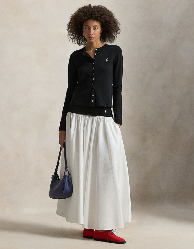 Polo Ralph Lauren - Contrast-Waistband A-Line Skirt