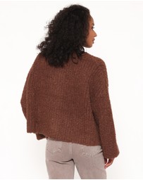 Petal & Pup - Albertine Cardigan - Chocolate