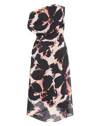 City Chic - Vivid Print Maxi Dress - Sunset Bloom