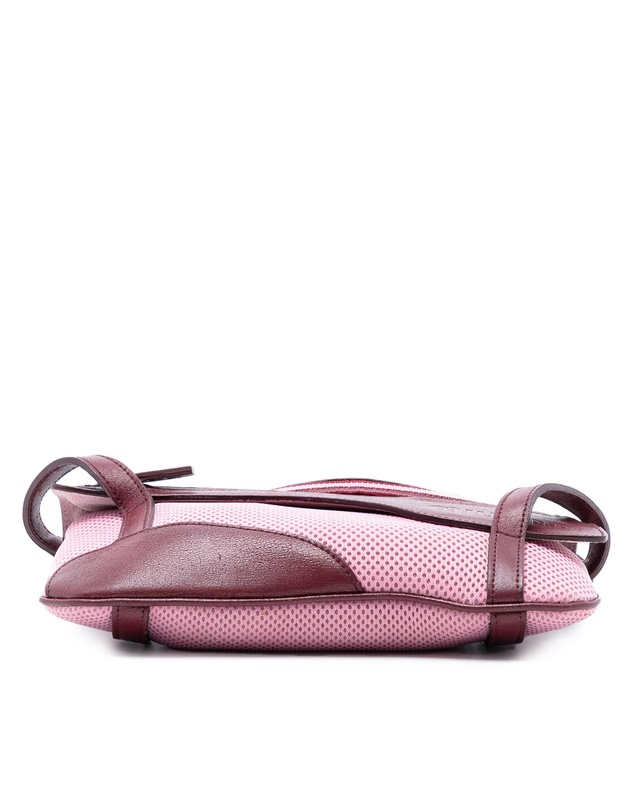 Pre-Loved by Azura Reborn - Pre-Loved Leather Trimmed Mesh Handbag
