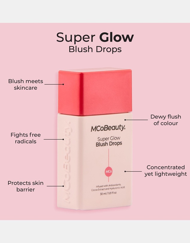 MCoBeauty - Super Glow Blush Drops - Rose Pink