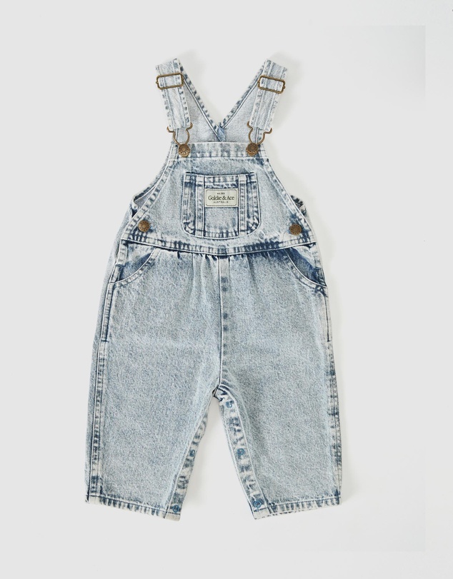 Goldie + Ace - AUSTIN VINTAGE WASHED DENIM OVERALLS