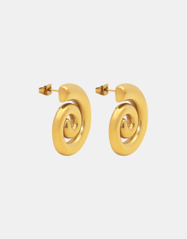 Zoe Olivia - Waterproof Spiral Stud Earring