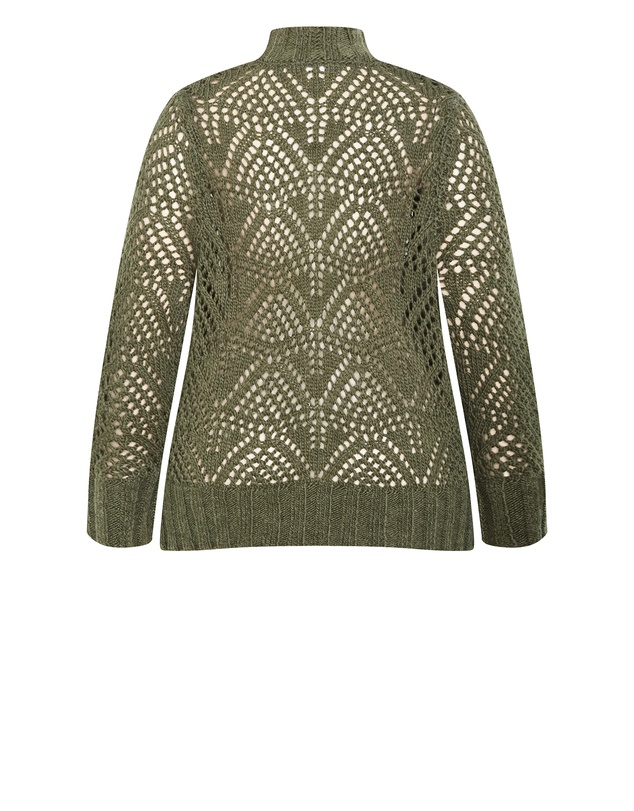 City Chic - Beck Wool Blend Jumper