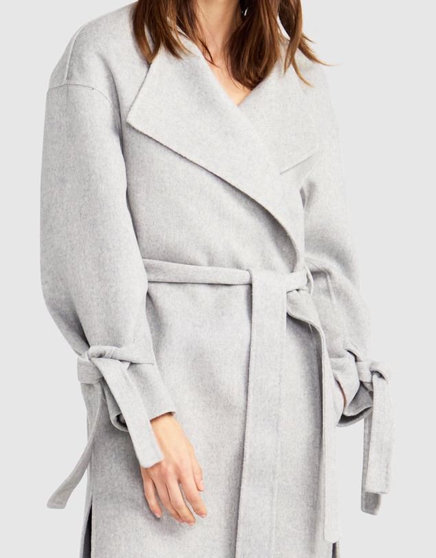Belle & Bloom - Head Over Heels Collarless Robe Coat