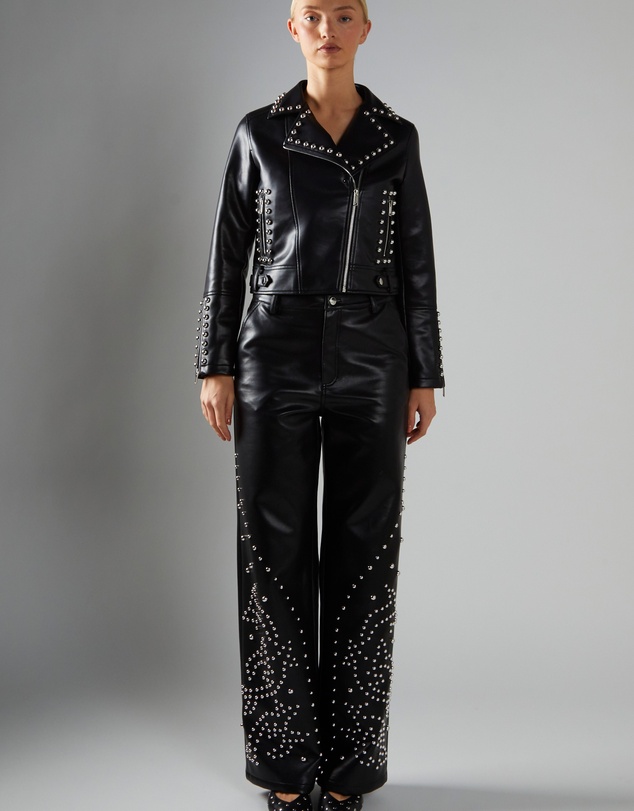 Glamorous - PU Studded Jacket