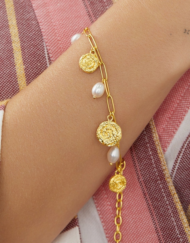 Carly Paiker - Spirallo Pearl Bracelet