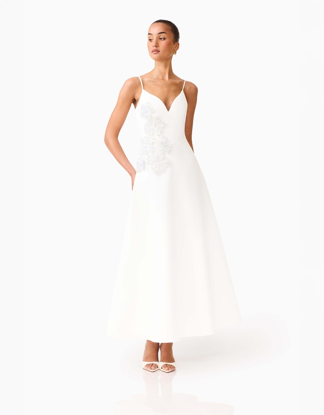 Elliatt - Stella A Line Gown in White