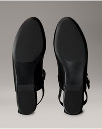 Calvin Klein - Leather Airfit Cushioned Ballerinas