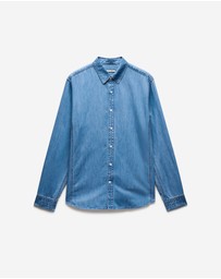 Calibre - Soft Chambray Shirt Light Blue