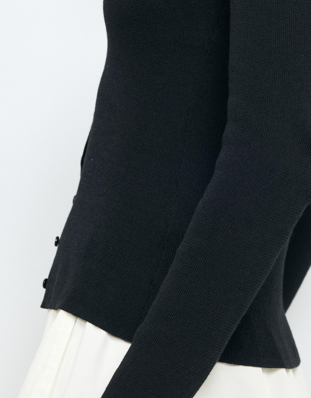 AERE - Lyla Organic Cotton Knit Cardigan