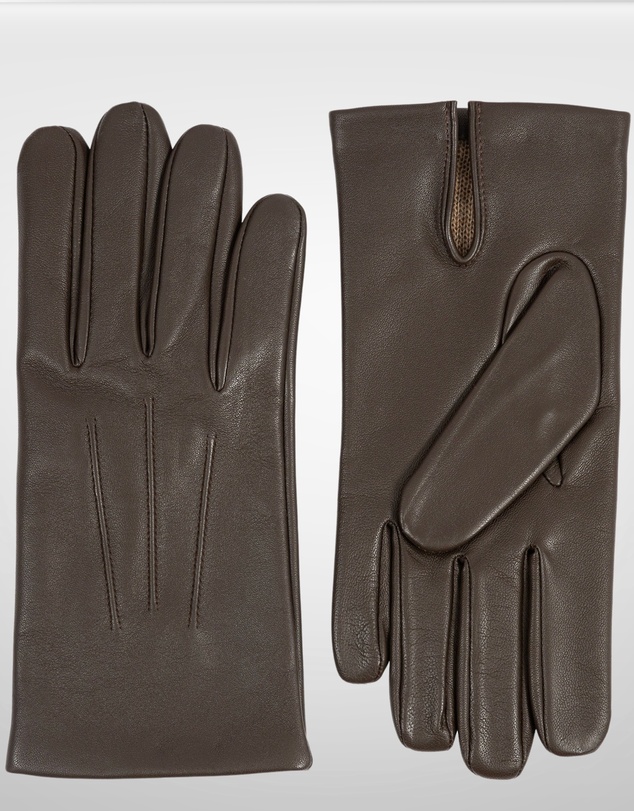 DENTS - Bath Three-Point Cashmere-Lined Leather Gloves