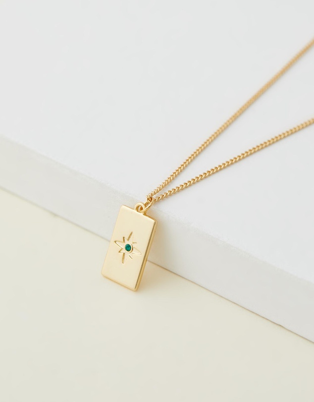 Zahar - May Birthstone Necklace