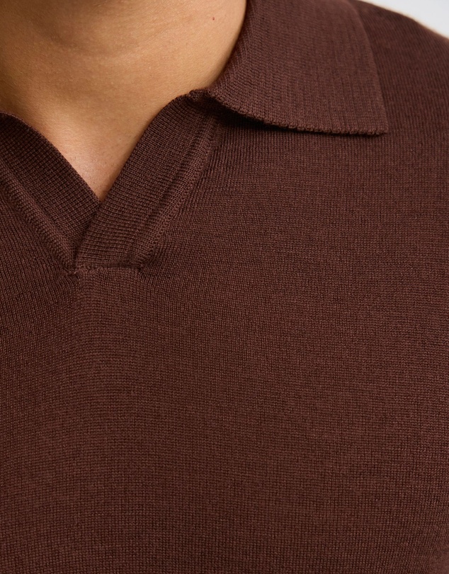 Oxford - Blair Polo Collar Merino Knit