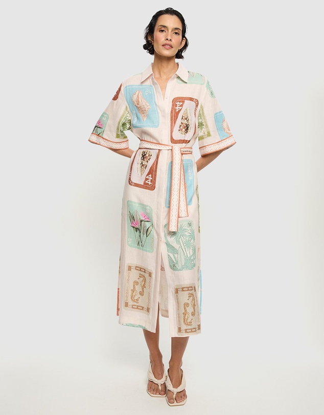 KIVARI - Coastline Shirt Dress