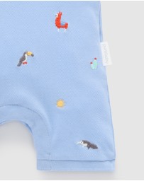 Purebaby - Polo Growsuit -Kids-Babies