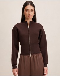 Forever New - Hanna Zip Knitted Jacket