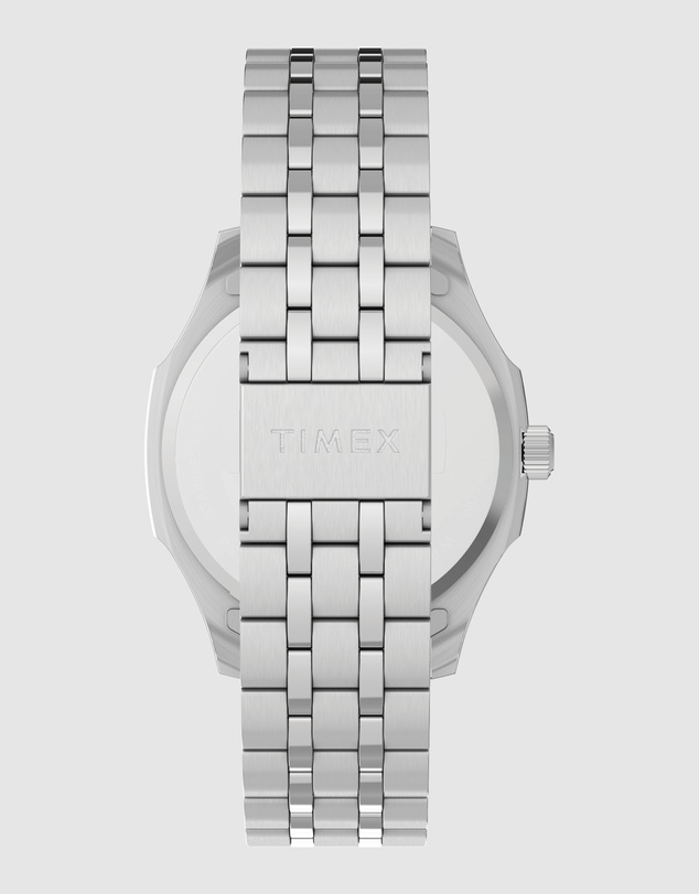 TIMEX - Marquee 41mm Blue Dial Stainless Steel Bracelet Watch
