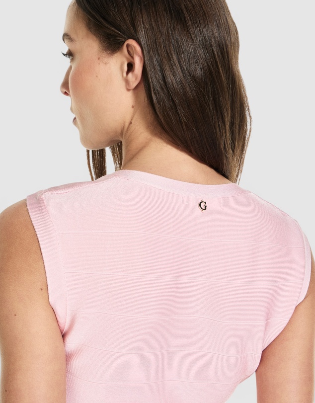GUESS - Pink Reanne Bandage Mini Dress