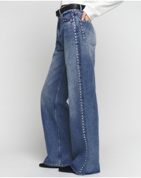 Reformation - Cary High Rise Slouchy Wide Leg Jeans