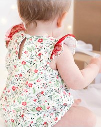 Bebe by Minihaha - Christmas Festive Forest Print Bodysuit - Babies