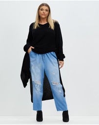Hope & Harvest - Rosie Cropped Raw Joggers