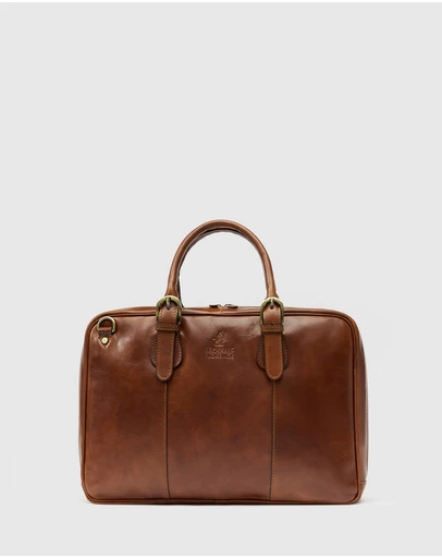 Republic of Florence - The Madrid Matt Brown Briefcase