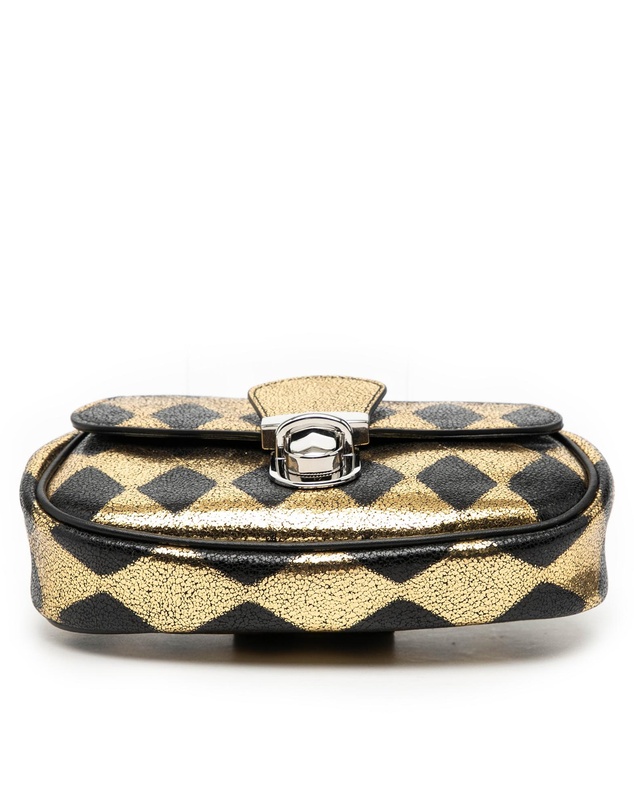 Pre-Loved by Azura Reborn - Pre-Loved Metallic Calfskin Belt Bag