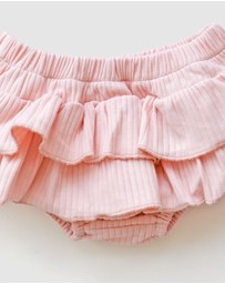WITH LOVE FOR KIDS - Ruffle Bloomers Wide Ribbed - Babies - Kids
