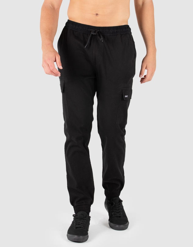 UNIT - UNIT Pivot Elastic Waist Cuffed Cargo Pants