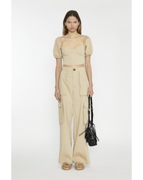 Glamorous - Puff Sleeve Corset Top