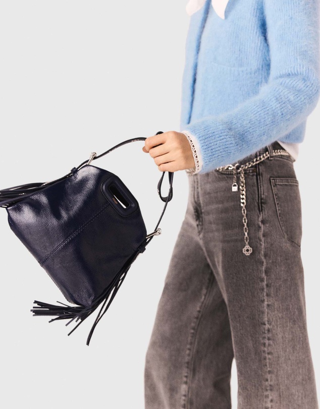 Maje - Miss M Mini Naplack Handbag