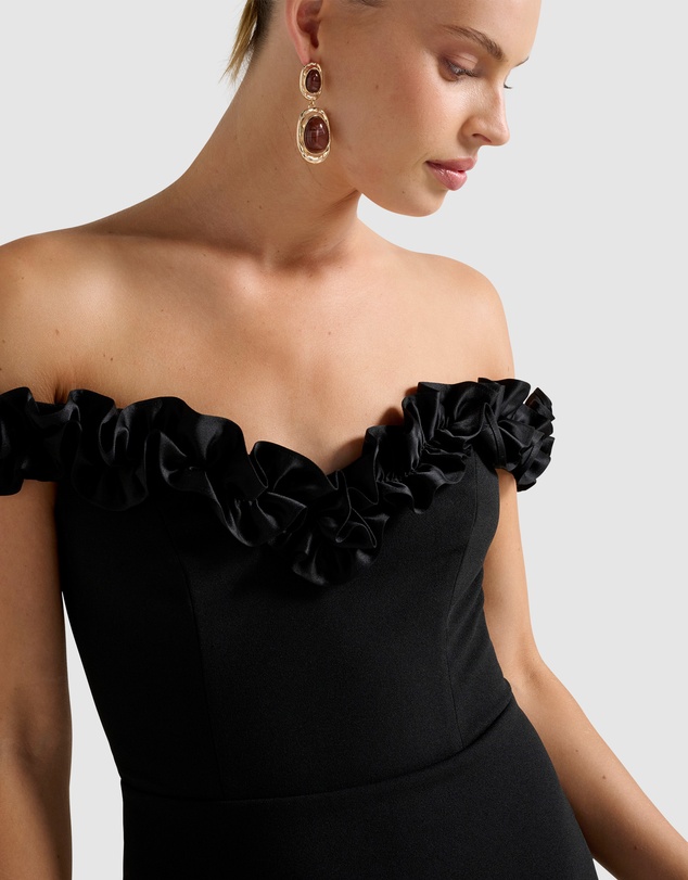 Forever New - Connie Off Shoulder Ruffle Maxi Dress