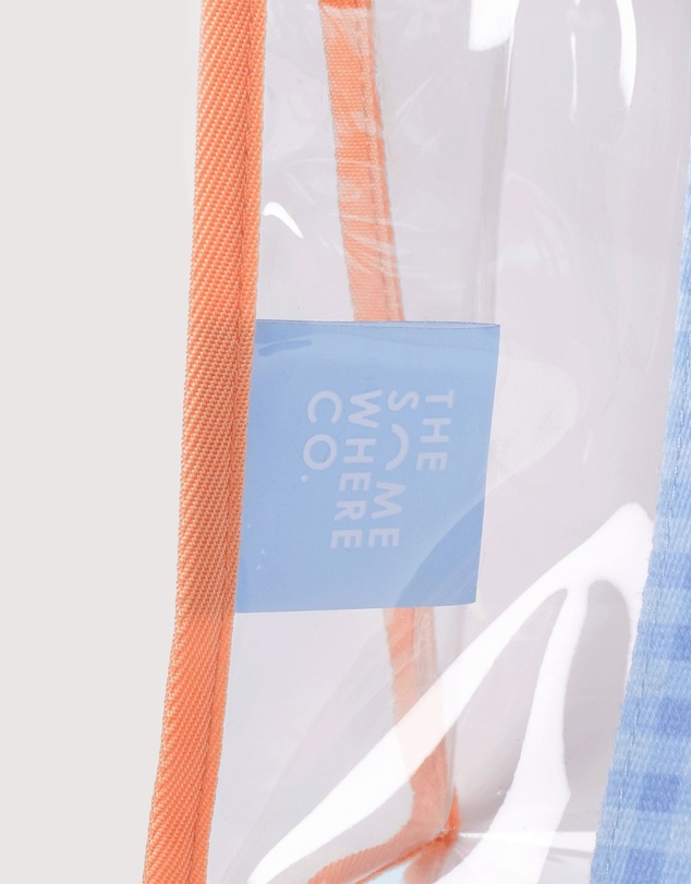 The Somewhere Co - Blue & Orange Cheeky Tote Bag