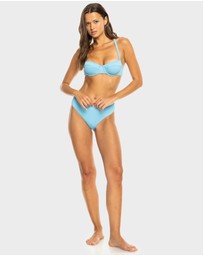 Roxy - Womens Rib Roxy Love The New Muse Full Coverage Bikini Top