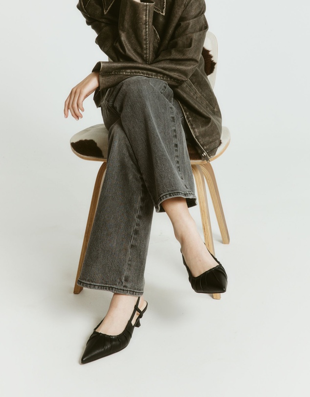 Verali - Lucius Slingback Kitten Heels