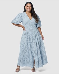 Something 4 Olivia - Sophia Broderie Maxi Dress