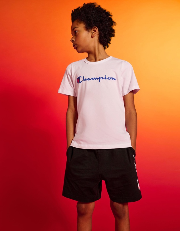 Champion - Script Short Sleeve Tee - Kids-Teens