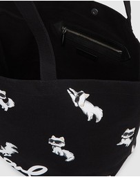 Karl Lagerfeld - Ikon Choupette All Over Print Tote Bag