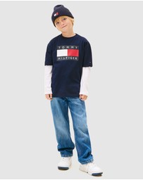Tommy Hilfiger - Heritage Flag Print Jersey T-Shirt - Kids