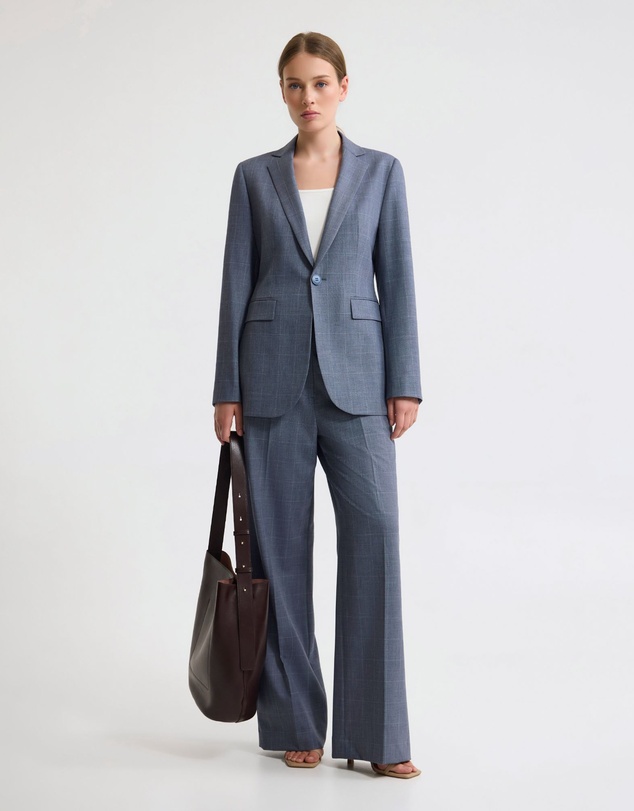 Oxford - Ebony Wool Blend Suit Jacket