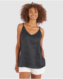 CAMIXA - CAMI-V linen Camisole Top
