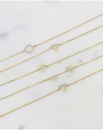 Luna Rae - Solid Gold - Water Element Diamond Bracelet