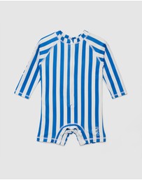 Crywolf - BABY RASH SUIT Deep Sea Stripe