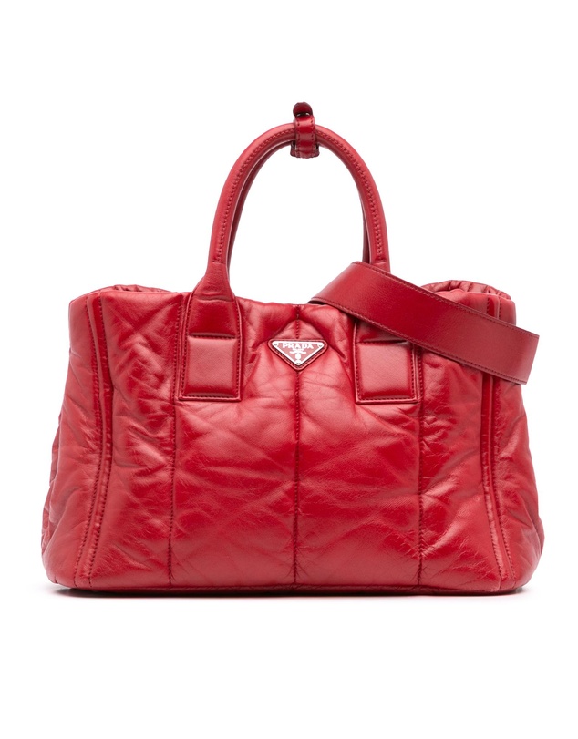 Pre-Loved by Azura Reborn - Pre-Loved prada Padded Leather Tote Structu Design