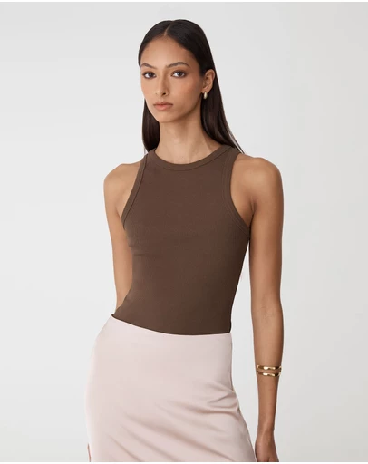 Forcast - Devon Cotton Singlet