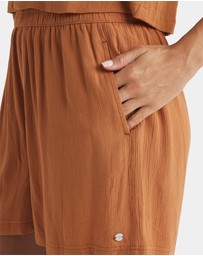 Roxy - Womens Sol Vibes Elastic Waist Shorts