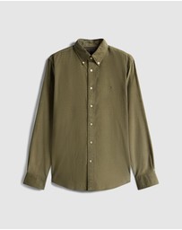 Tommy Hilfiger - Regular Fit Flag Embroidery Corduroy Shirt